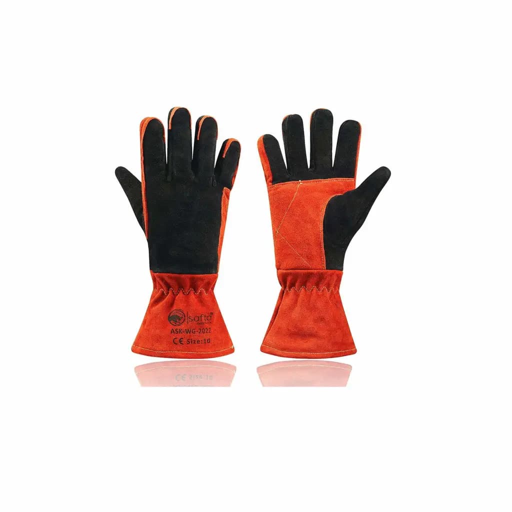 Extreme Heat Resistant Welding Gloves | Heavy Duty Industrial Safety Gloves | Safta Bee
