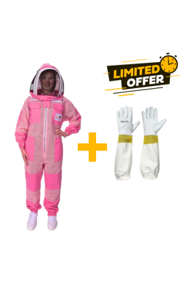 3 Layer Beekeeping Pink Suit